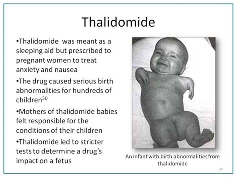 thalidomide impact on drug testing|thalidomide effects on medicine.